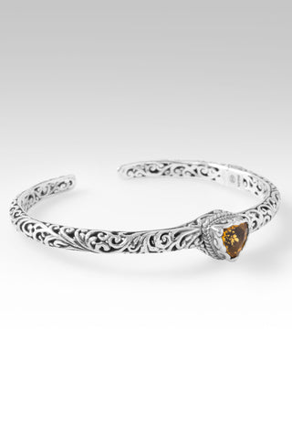Power in Love Cuff Bracelet™ in Golden Cognac Scapolite 6.25