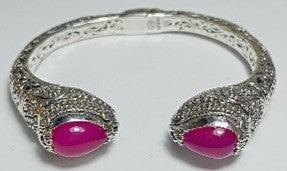 U R Beloved Tip-To-Tip Bracelet™ in Wild Raspberry Chalcedony