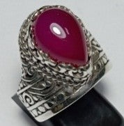 U R Cherished Ring™ in Wild Raspberry Chalcedony