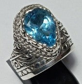 U R Cherished Ring™ in Swiss Blue Topaz