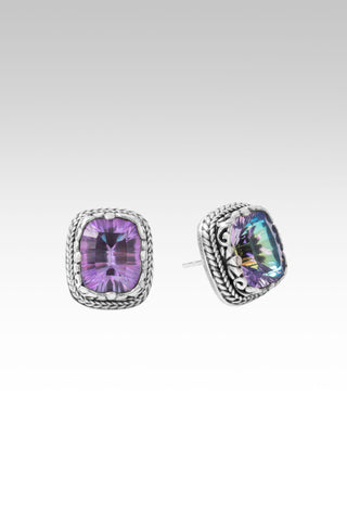 Leads to Live Earrings™ in Pink Vapor™ Mystic Quartz