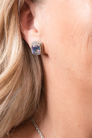 Leads to Live Earrings™ in Pink Vapor™ Mystic Quartz
