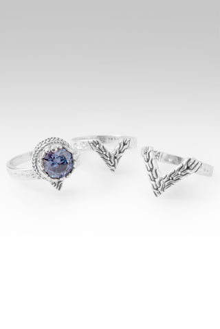 Leads to Wholeness Ring™ in Celestial Blue™ Mystic Moissanite 5