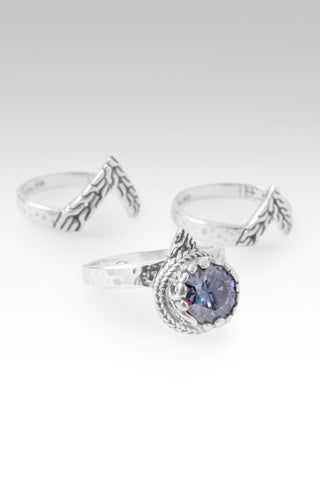Leads to Wholeness Ring™ in Celestial Blue™ Mystic Moissanite 5