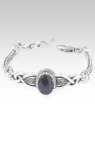 Not My Battle Bracelet™ in Blue Grey Sapphire 6.5 - 7.25