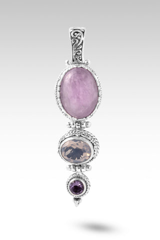 Never Forgotten Pendant™ in Kunzite, Lavender Moon Quartz & Amethyst