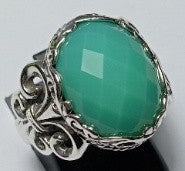 Never Forsaken Ring™ in Chrysoprase 5