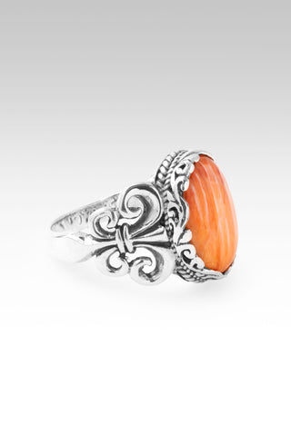 Never Forsaken Ring™ in Orange Spiny Oyster 5