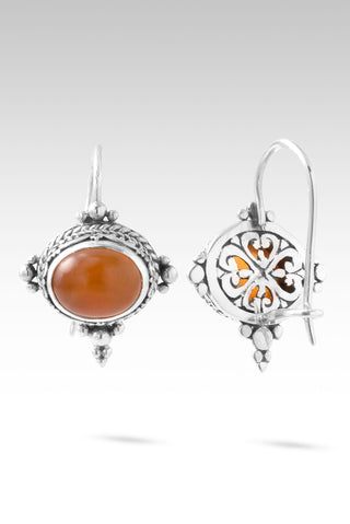 Never Gives Up Earrings™ in Carnelian