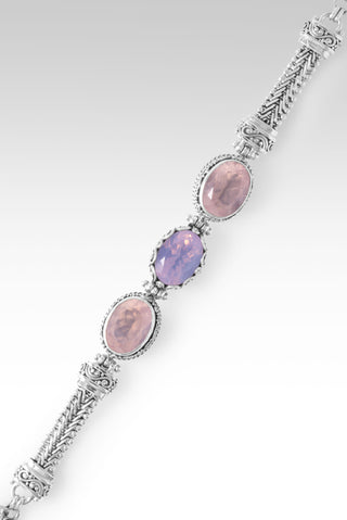 Nothing Seperates Me Bracelet™ in Lavender Moon Quartz & Rose Quartz 6.5 - 7.25