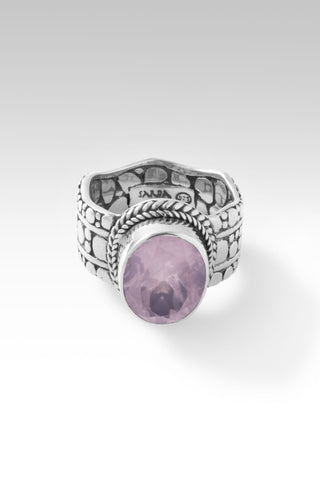 Faithful Servant Ring™ in Cloud Pink Rose Quartz