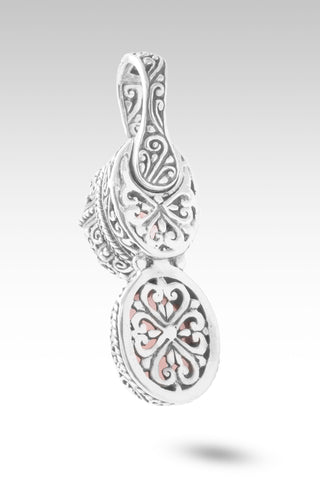 Nothing U Can't Do Pendant™ in Strawberry Quartz & Ballet Blush Quartz