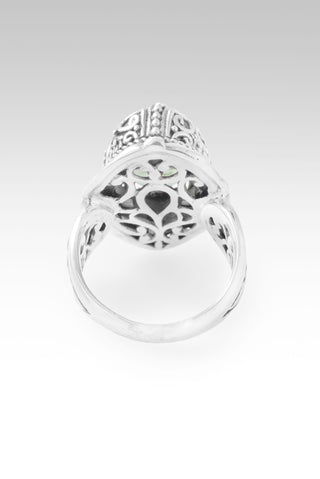Nothing Stops U Ring™ in Sea Green Chalcedony Mother of Pearl Quartz 5