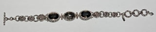 Who I Belong To Bracelet™ in Black Tourmalinated Quartz & Heather Grey™ Mystic Quartz