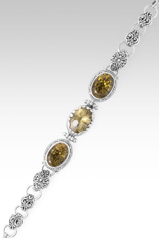 Who I Belong To Bracelet™ in Olive Quartz 6.5 - 7.25