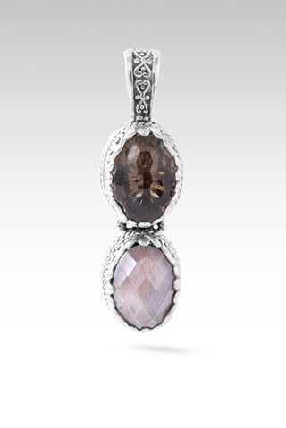 Who's Name is Highest Pendant™ in Smoky Quartz & Celestial Coated Champagne Moonstone