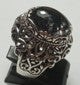 Who He Is Ring™ in Black Tourmalinated Quartz