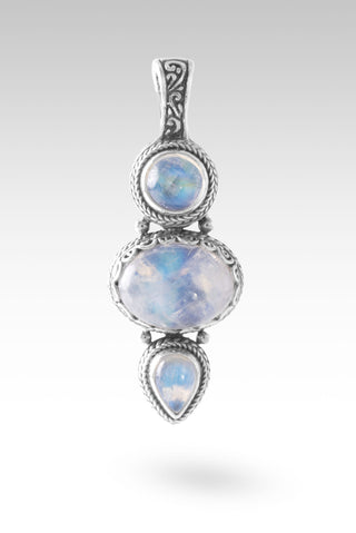World Breaks, He Mends Pendant™ in Rainbow Moonstone Tree Of Life / Rainbow Moonstone, D31 Magnet