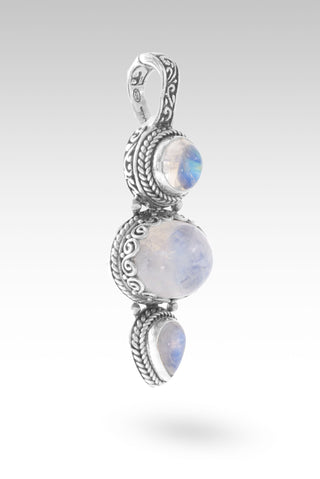 World Breaks, He Mends Pendant™ in Rainbow Moonstone Tree Of Life / Rainbow Moonstone, D31 Magnet