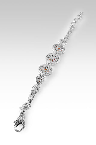 I Surrender All Bracelet™ in Peach Sunstone, Orange Moonstone & Sunstone 6.75 - 7.5