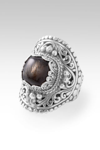 Troubles? It's A God Problem Ring™ in Rainbow Rose Gold Sunstone 5