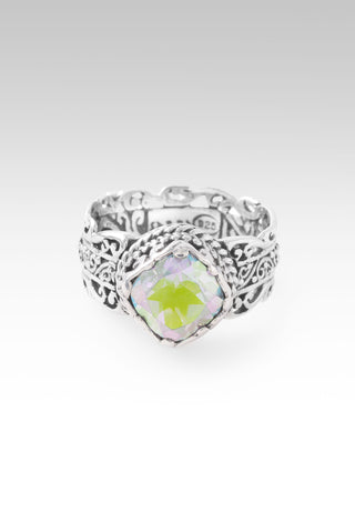 Taste The Grace Ring™ in Zero Saturn™ Mystic Quartz 5