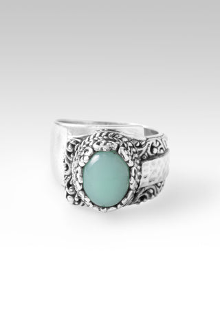 U Cover All Ring™ in Mint Chrysoprase 5