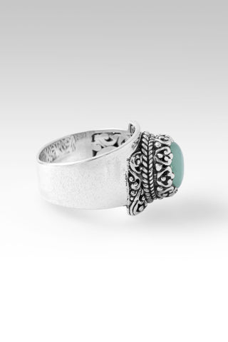 U Cover All Ring™ in Mint Chrysoprase 5