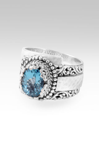 U Cover All Ring™ in Swiss Blue Topaz 5