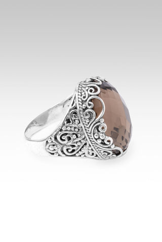 Knows All My Needs Ring™ in Smoky Quartz 5