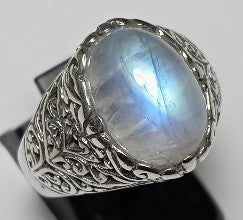 King to Come Ring™ in Rainbow Moonstone 5