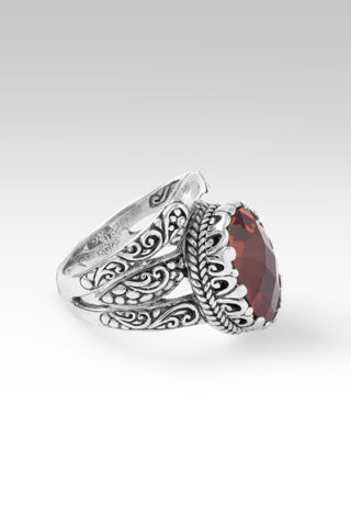 Trust Thru It Ring™ in Padparadscha Lab Created Sapphire 5 / Tree Of Life / Padparadscha Lab Created Sapphire