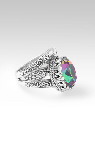 Trust Thru It Ring™ in Richey Blue™ Mystic Topaz 5 / Tree Of Life / Richey Blue™ Mystic Quartz