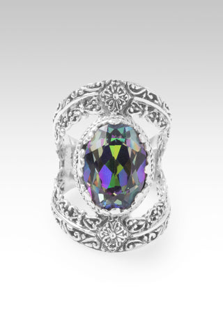 True North Ring™ in Richey Blue™ Mystic Quartz