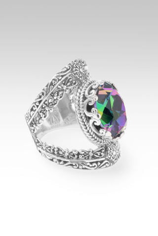 True North Ring™ in Richey Blue™ Mystic Quartz
