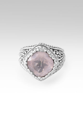 Mercy Remains Ring™ in Cloud Pink Rose Quartz 5