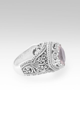 Mercy Remains Ring™ in Cloud Pink Rose Quartz 5
