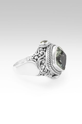 Glory To U Alone Ring™ in Prasiolite & Peridot 5