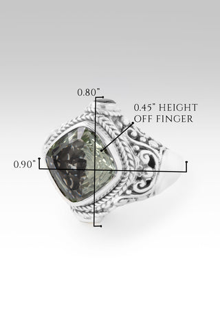 Glory To U Alone Ring™ in Prasiolite & Peridot 5