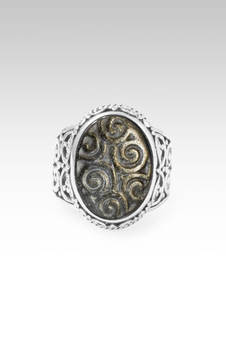 Speak UR Wonder Ring™ in Golden Sheen Obsidian 5 / Tree Of Life / Golden Sheen Obsidian