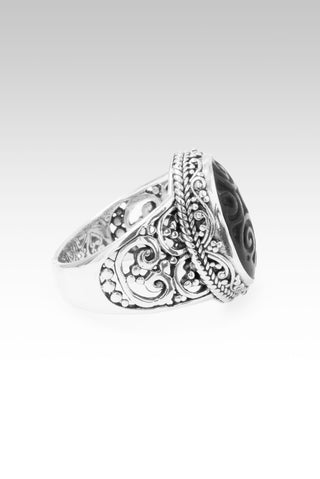 Speak UR Wonder Ring™ in Golden Sheen Obsidian 5 / Tree Of Life / Golden Sheen Obsidian