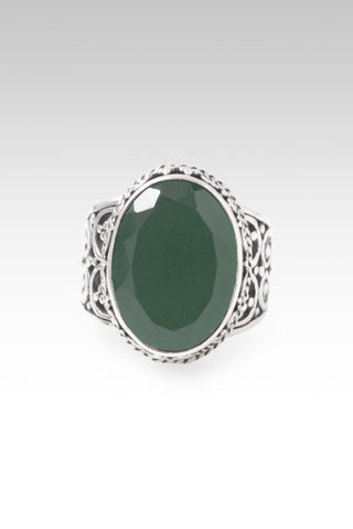Speak UR Wonder Ring™ in Green Quartz 5 / Tree Of Life / Green Quartz