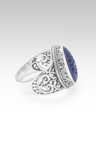 Speak UR Wonder Ring™ in Lapis 5 / Tree Of Life / Lapis