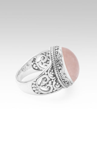 Speak UR Wonder Ring™ in Cor-De-Rosa Morganite 5 / Tree Of Life / Cor-De-Rosa Morganite