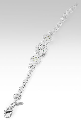 No More Fear Bracelet™ in Green Lab Created Quartz & Paraiba Lab Created Spinel 6.75 - 7.5