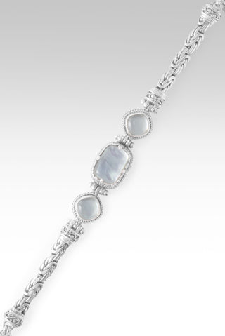 No More Fear Bracelet™ in White Mother of Pearl & Quartz 6.75 - 7.5