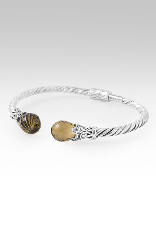 I Believe, I Overcome Tip-to-Tip Bracelet™ in Olive Quartz 6.75