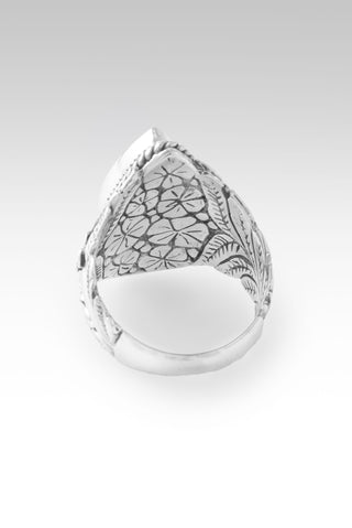 Floral Harmony Ring™ in Green Opal