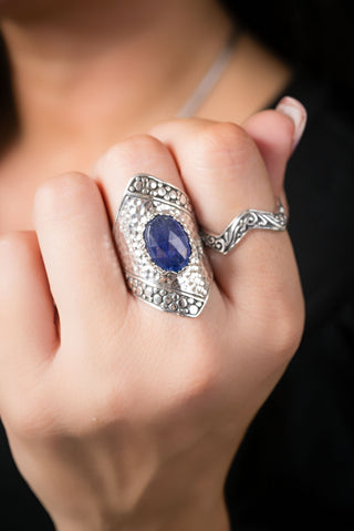 Jesus Take Control Ring™ in Tanzanite
