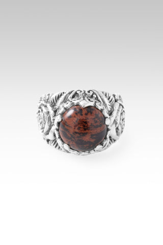 Love In & Thru It Ring™ in Coffee Obsidian